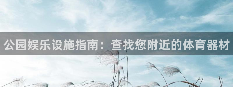 富联娱乐测速登录：公园娱乐设施指南：查找您附近的体育