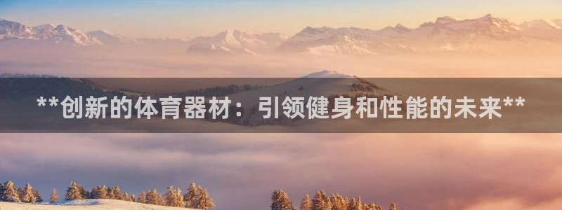 富联娱乐老板叫什么：**创新的体育器材：引领健身和性