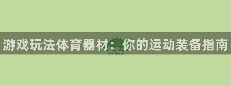 富联娱乐负责人名单：游戏玩法体育器材：你的运动装备指
