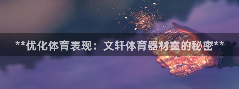 富联集团董事长：**优化体育表现：文轩体育器材室的秘
