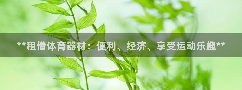 富联官网登录网址：**租借体育器材：便利、经济、享受