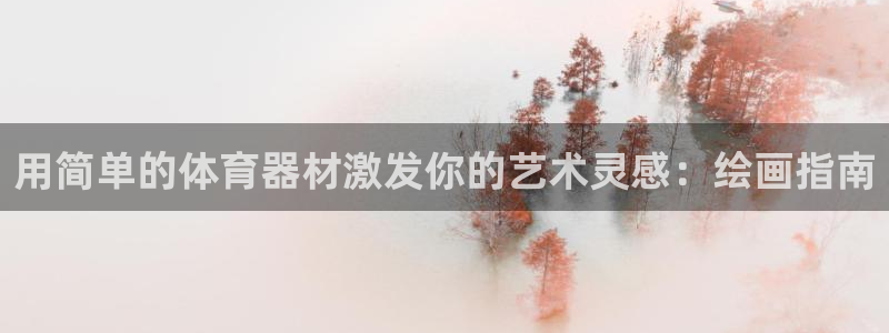 富联平台网站是什么：用简单的体育器材激发你的艺术灵感