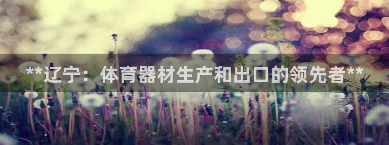 富联官网代理系列：**辽宁：体育器材生产和出口的领先