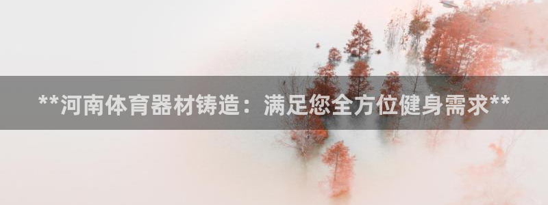 富联平台官网登录入口下载：**河南体育器材铸造：满足