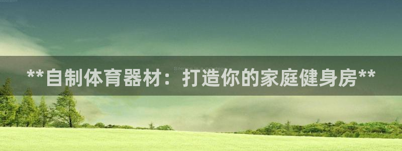 富联平台认 585341 富联：**自制体育器材：打造你的家