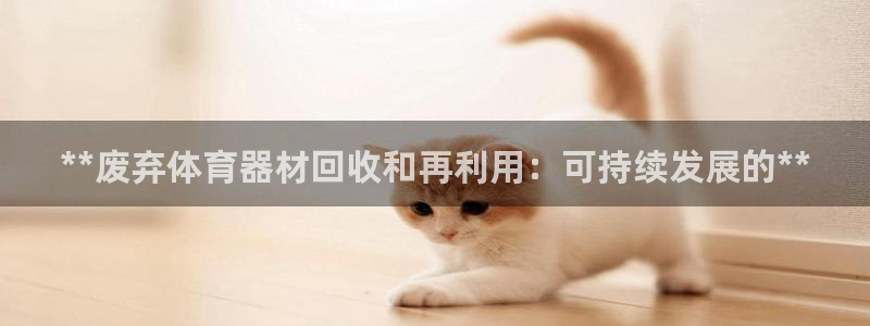 富联官网注册流程图：**废弃体育器材回收和再利用：可持续发展